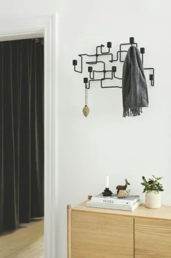 Underground Klädhängare, Svart Ek / Ek