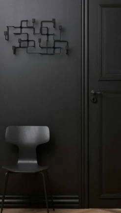 Underground Klädhängare, Svart Ek / Ek