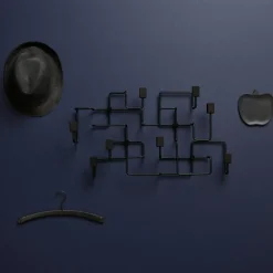 Underground Klädhängare, Svart Ek / Ek