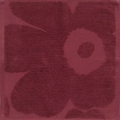 Marimekko Handdukar & Badlakan-Unikko Ansiktshandduk 30x30 cm, Rosa