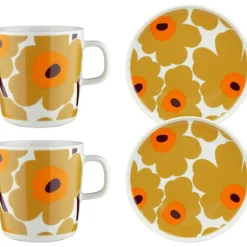 Marimekko Serviser & Startset-Unikko Frukostset 4-pack
