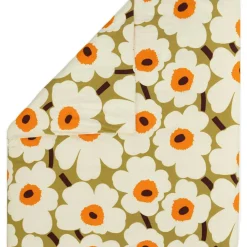 Marimekko Påslakan-Unikko Påslakan Cream / Caramel / Warm Orange, 150x210 cm