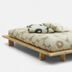 Unikko Överkast 260x260 cm, Off-white/Linen