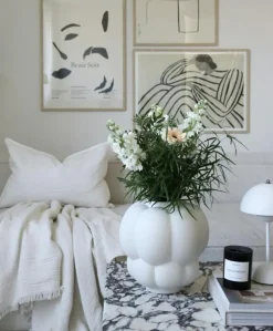 Uva Vas 22 cm, Cream