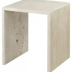 VARU Soffbord 2 Delar Marmor, Grå