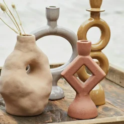 Vas Stengods 16,5x12x22 cm, Brun