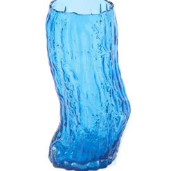 Polspotten Vaser-Vase Tree Log Blue M Vas , 44 cm