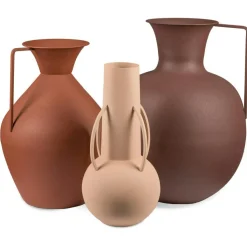 Polspotten Vaser-Vases Roman Brown Set 3