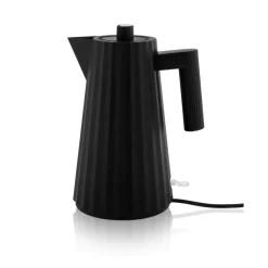 Alessi Vattenkokare-Vattenkokare Plissé 1,7 L, Svart