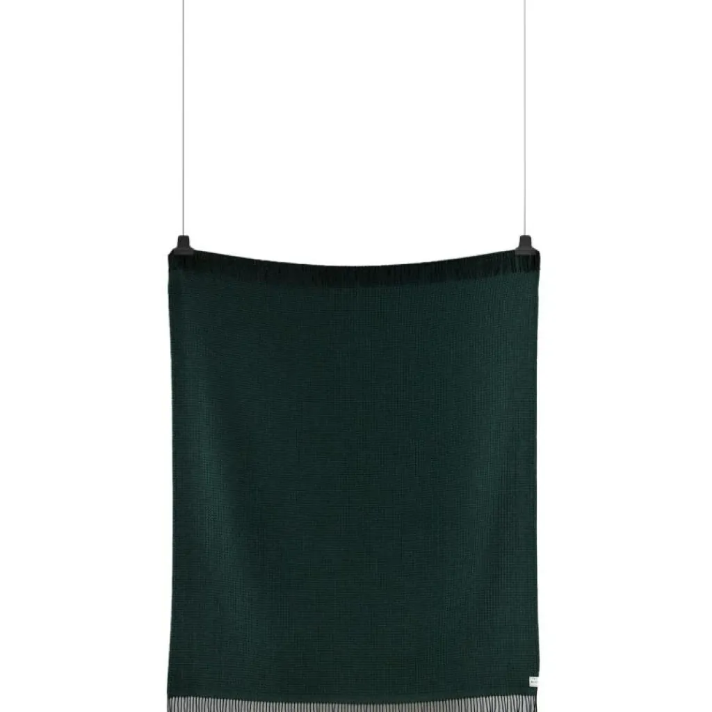 Røros Tweed Plädar & Filtar-Vega Pläd 150x210 cm, Svart