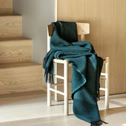 Røros Tweed Plädar & Filtar-Vega Pläd 150x210 cm, Svart