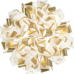 SLAMP Plafonder|Vägglampor-Veli Aurea Vägg-/Taklampa Vit / Guld, 78 cm