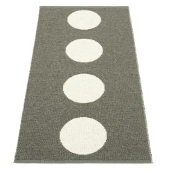 Pappelina Utomhusmattor & Balkongmattor|Plastmattor-Vera Matta 70x300 cm, Charcoal/Vanilla