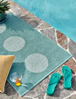 Pappelina Utomhusmattor & Balkongmattor|Plastmattor-Vera Pop Matta 70x280 cm, Mustard / Pale Yellow