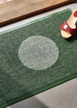 Pappelina Utomhusmattor & Balkongmattor|Plastmattor-Vera Pop Matta 70x280 cm, Mustard / Pale Yellow