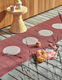 Pappelina Utomhusmattor & Balkongmattor|Plastmattor-Vera Pop Matta 70x280 cm, Mustard / Pale Yellow