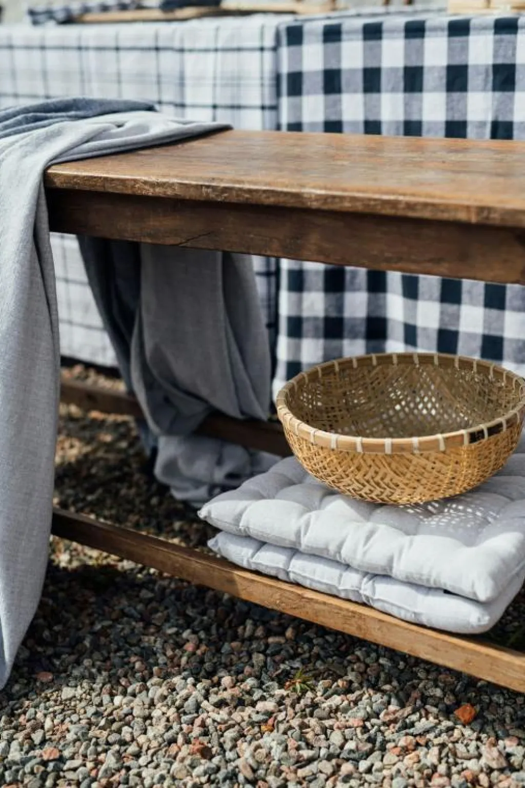 Recycled by Wille Stolsdynor-Vera Sittkudde Behandlad 38x38 cm, / Vit