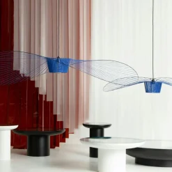 Petite Friture Pendellampor-Vertigo Pendel 200 cm, Vit