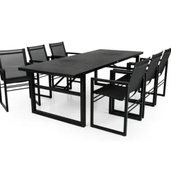 Brafab Utegrupper & Matgrupper-Vevi Matgrupp, Aluminium/Svart