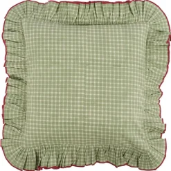 Pick a Poppy Prydnadskuddar & Fodral-Vichy Kuddfodral 40x40 cm, Rosa