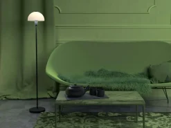 Herstal Golvlampor-Vienda Golvlampa, Svart / Opal