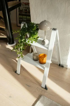 Wibe Stegpallar-Vikingstep MIDI Trappall, Vit