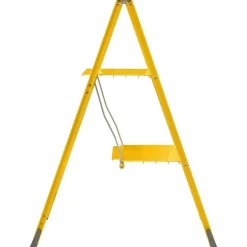 Wibe Stegpallar-Vikingstep MIDI Trappall, Vit