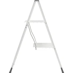 Wibe Stegpallar-Vikingstep MIDI Trappall, Vit