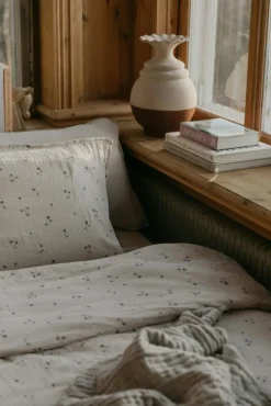 Barn Garbo & Friends Underlakan|Barnsängkläder-Viola Dra-På-Lakan Muslin, 160x200 cm