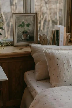 Barn Garbo & Friends Underlakan|Barnsängkläder-Viola Dra-På-Lakan Muslin, 160x200 cm