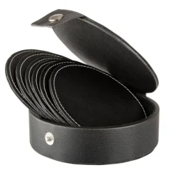 Visby Glasunderlägg 6-pack, Svart