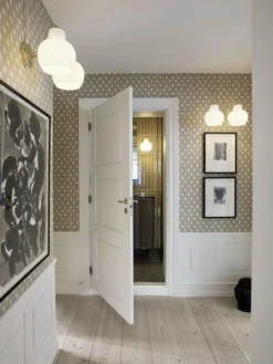 VL Ring Crown vägg 1x40 W, Mässing