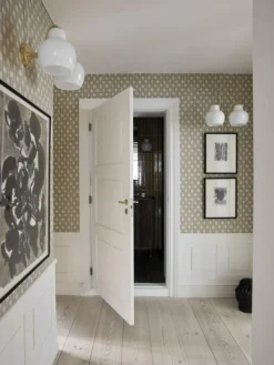 VL Ring Crown vägg 1x40 W, Mässing