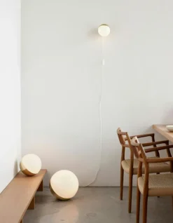 Louis Poulsen Vägglampor-VL Studio Vägglampa Med Sladd 150 mm, Mässing