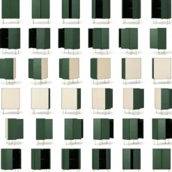 Vogue 64 Skåp, Lint / Svart