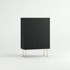 Vogue 64 Skåp, Lint / Svart