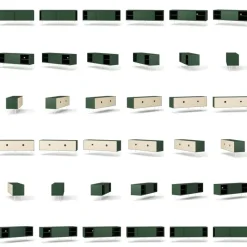 Decotique Tv-Bänkar & Mediabänkar-Vogue Mediabänk Med Ben 136 cm, Valnöt / Svart