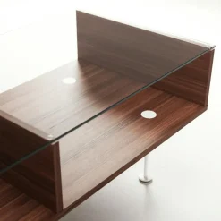 Decotique Soffbord-Vogue Soffbord 45x165 cm, Mörk Ek / Svart