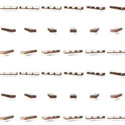 Decotique Soffbord-Vogue Soffbord 45x165 cm, Mörk Ek / Svart