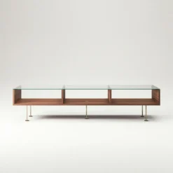 Decotique Soffbord-Vogue Soffbord 45x165 cm, Mörk Ek / Svart