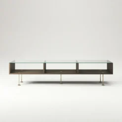 Decotique Soffbord-Vogue Soffbord 45x165 cm, Mörk Ek / Svart