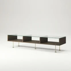 Decotique Soffbord-Vogue Soffbord 45x165 cm, Mörk Ek / Svart