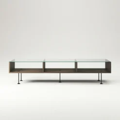 Decotique Soffbord-Vogue Soffbord 45x165 cm, Mörk Ek / Svart