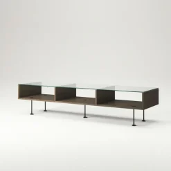 Decotique Soffbord-Vogue Soffbord 45x165 cm, Mörk Ek / Svart