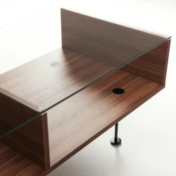 Decotique Soffbord-Vogue Soffbord 45x165 cm, Mörk Ek / Svart