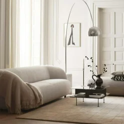 Decotique Soffbord-Vogue Soffbord 70x70 cm, Valnöt / Mässing