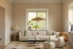 Decotique Soffbord-Vogue Soffbord 70x70 cm, Valnöt / Mässing