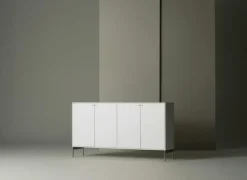 Mavis Sidobord & Avlastningsbord-Volt Skänk, Beige/Svart