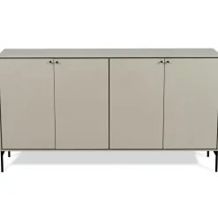 Mavis Sidobord & Avlastningsbord-Volt Skänk, Beige/Svart