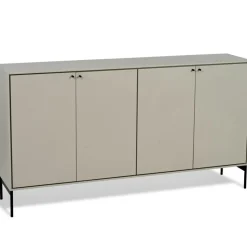 Mavis Sidobord & Avlastningsbord-Volt Skänk, Beige/Svart